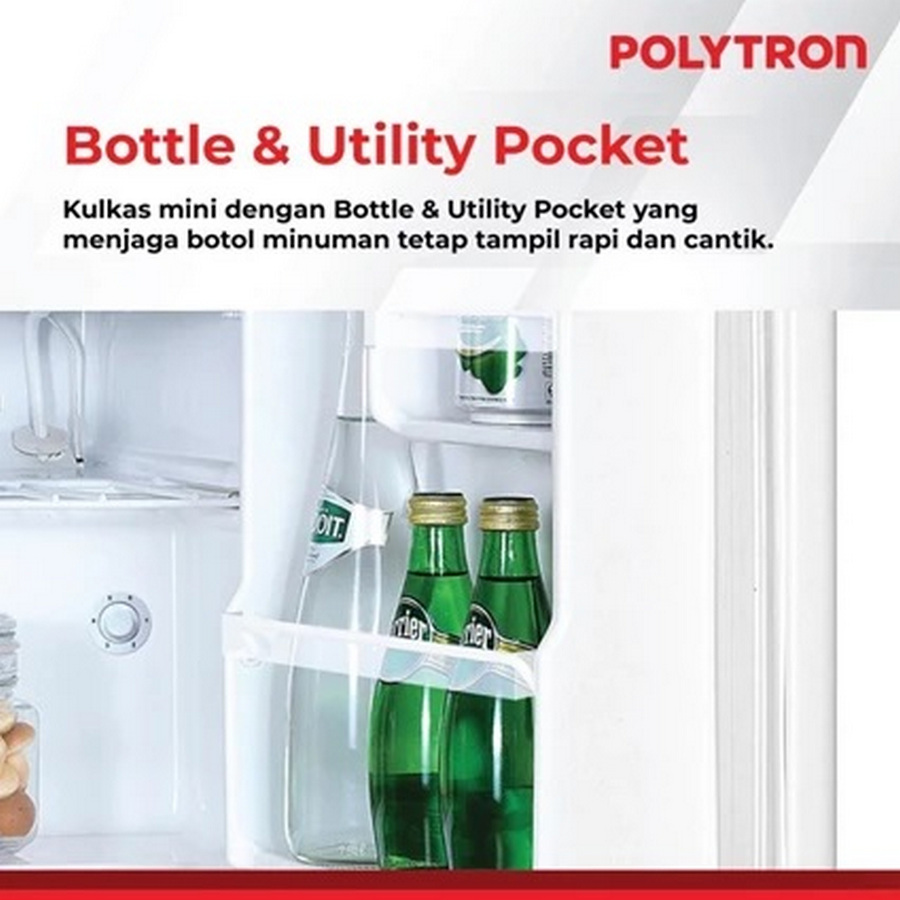 Kulkas Mini POLYTRON PRH 51 - samping